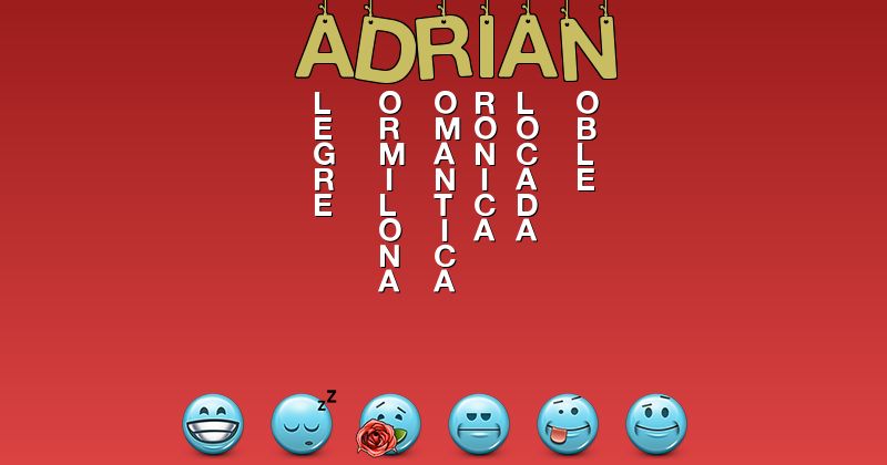 Emoticones para adrian - Emoticones para tu nombre