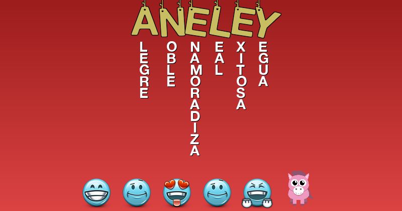 Emoticones para aneley - Emoticones para tu nombre