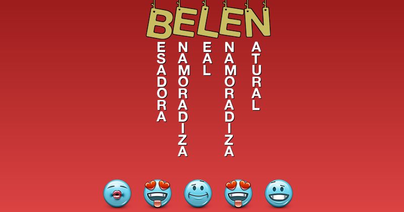 Emoticones para belén - Emoticones para tu nombre