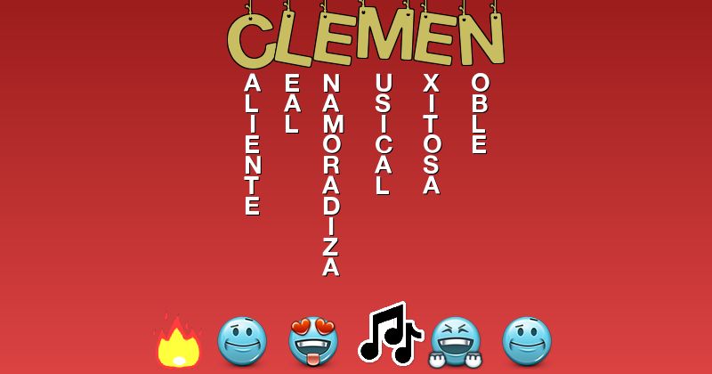 Emoticones para clemen - Emoticones para tu nombre