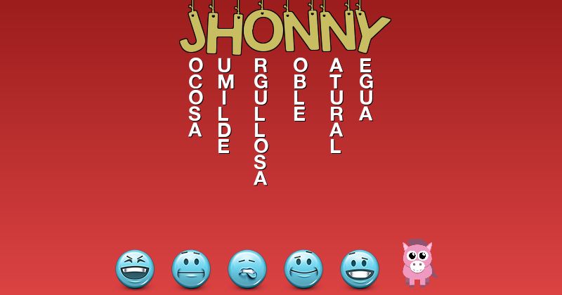 Emoticones para jhonny - Emoticones para tu nombre