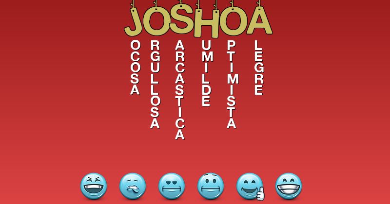 Emoticones para joshoa - Emoticones para tu nombre