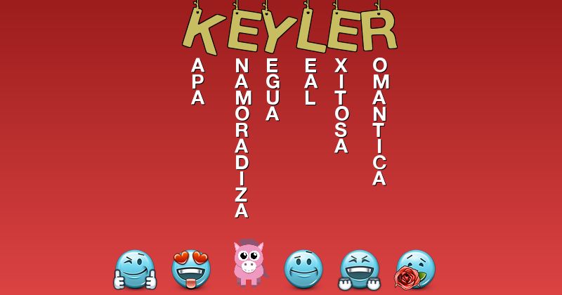 Emoticones para keyler - Emoticones para tu nombre