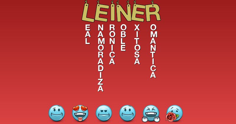 Emoticones para leiner - Emoticones para tu nombre