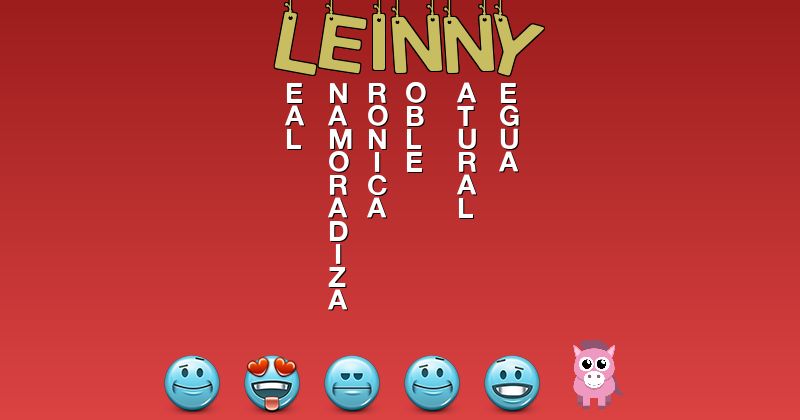 Emoticones para leinny - Emoticones para tu nombre
