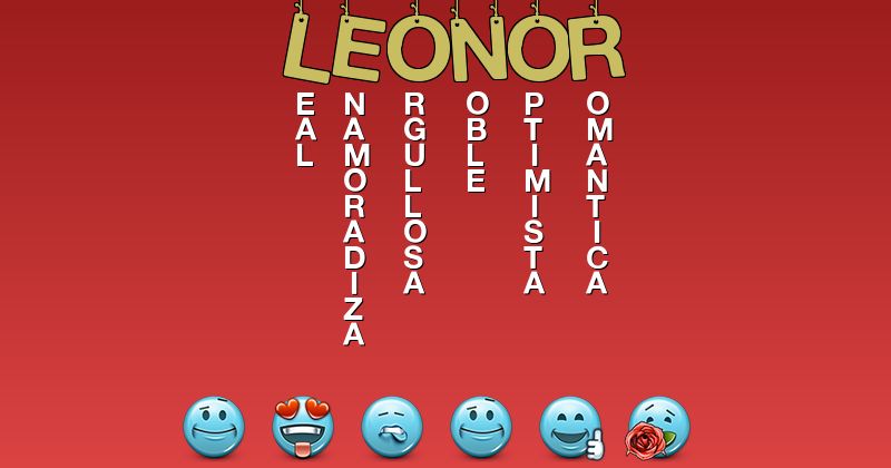 Emoticones para leonor - Emoticones para tu nombre