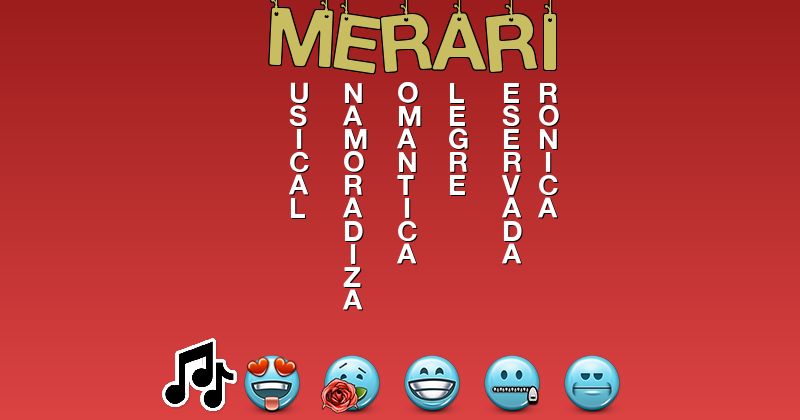 Emoticones para merari - Emoticones para tu nombre