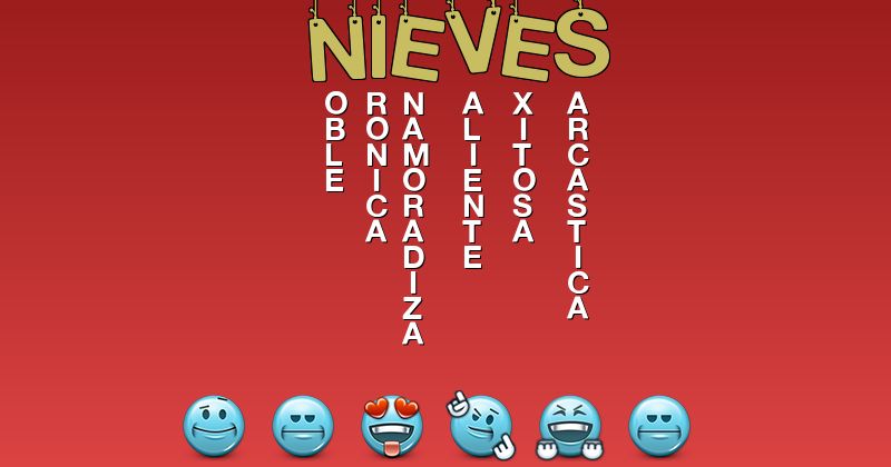 Emoticones para nieves - Emoticones para tu nombre