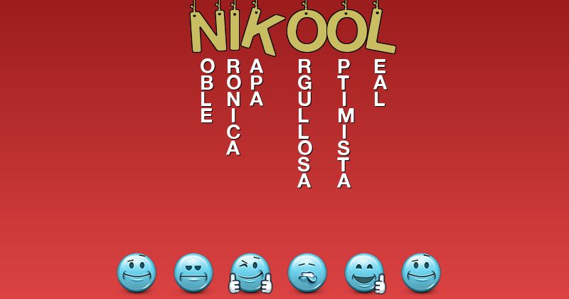 Emoticones para nikool - Emoticones para tu nombre