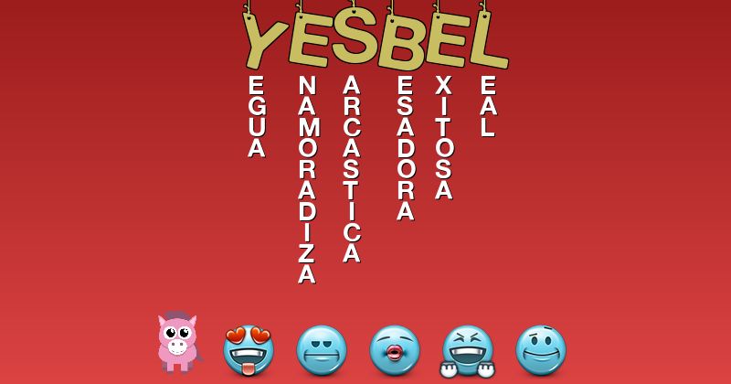 Emoticones para yesbel - Emoticones para tu nombre