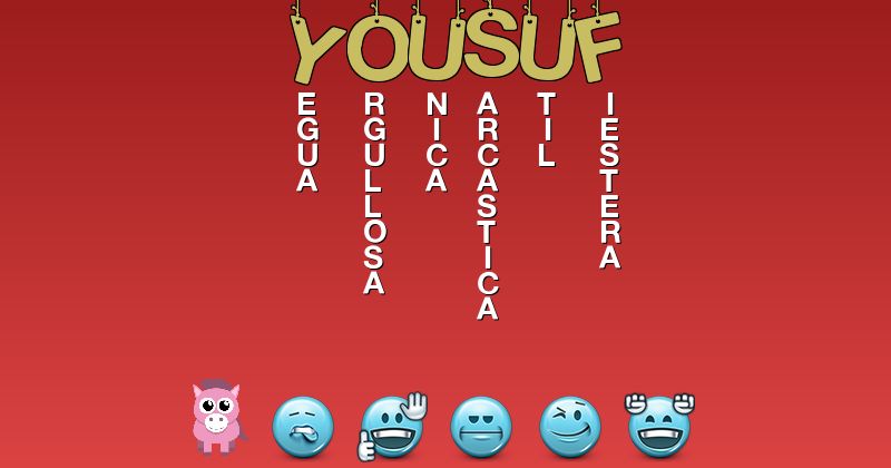 Emoticones para yousuf - Emoticones para tu nombre