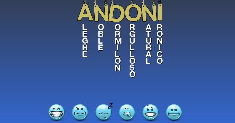 Emoticones para andoni - Emoticones para tu nombre