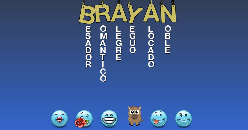Emoticones para brayan - Emoticones para tu nombre