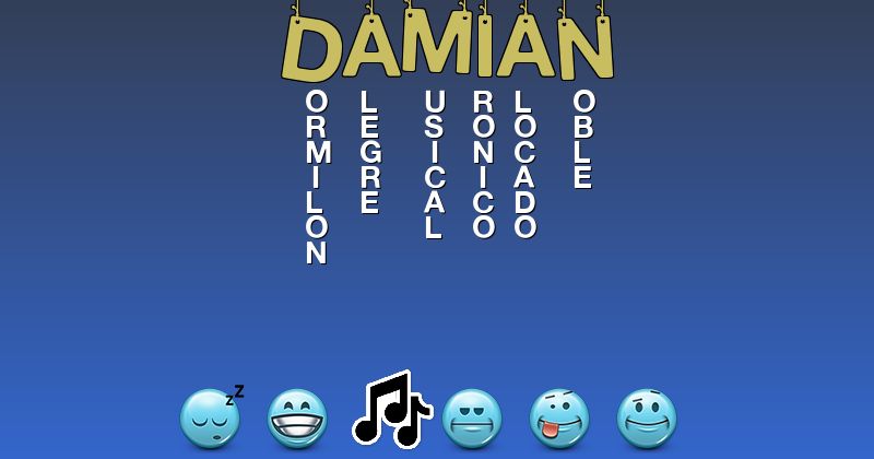 Emoticones para damian - Emoticones para tu nombre