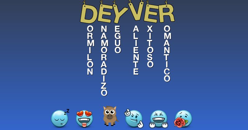Emoticones para deyver - Emoticones para tu nombre