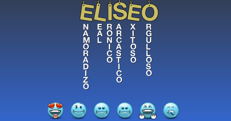 Emoticones para eliseo - Emoticones para tu nombre