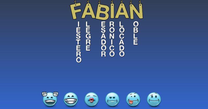 Emoticones para fabian - Emoticones para tu nombre