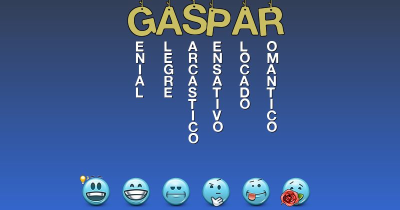 Emoticones para gaspar - Emoticones para tu nombre