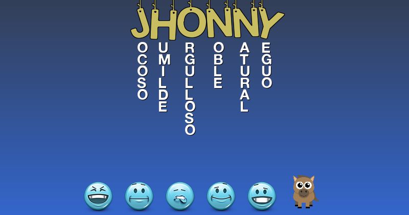Emoticones para jhonny - Emoticones para tu nombre