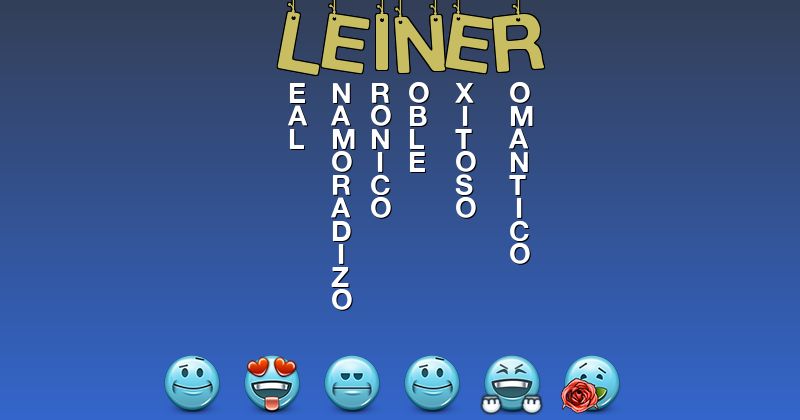 Emoticones para leiner - Emoticones para tu nombre