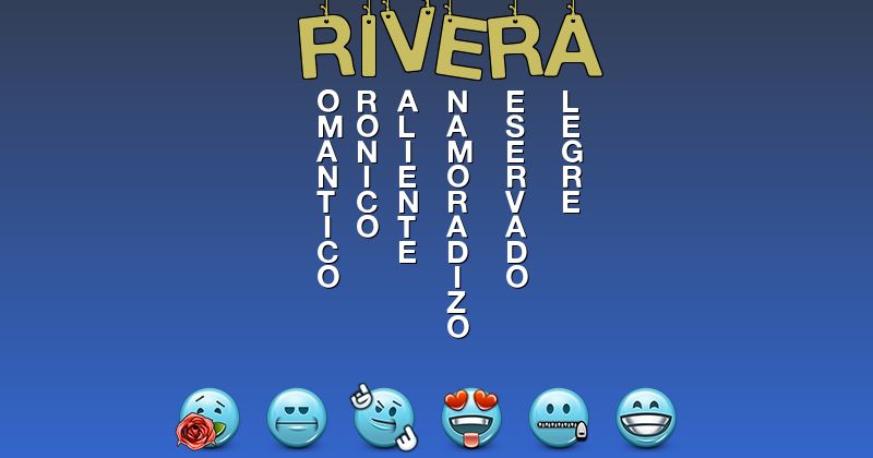 Emoticones para rivera - Emoticones para tu nombre