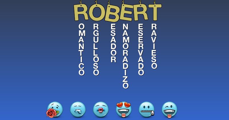 Emoticones para robert - Emoticones para tu nombre