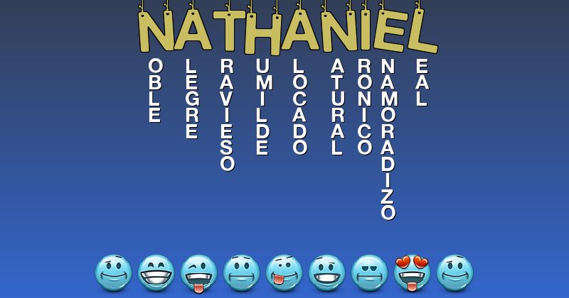 Emoticones para nathaniel - Emoticones para tu nombre