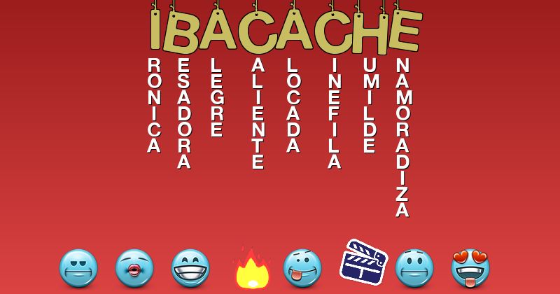 Emoticones para ibacache - Emoticones para tu nombre