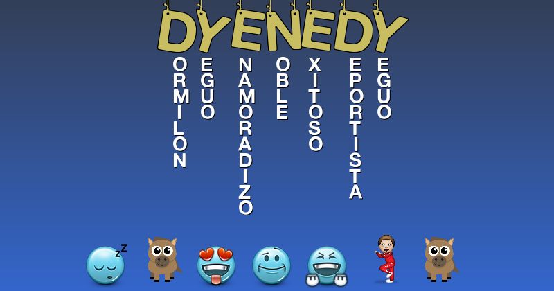 Emoticones para dyenedy - Emoticones para tu nombre