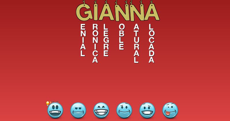 Emoticones para gianna - Emoticones para tu nombre