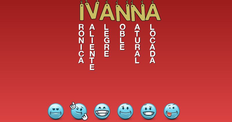 Emoticones para ivanna - Emoticones para tu nombre