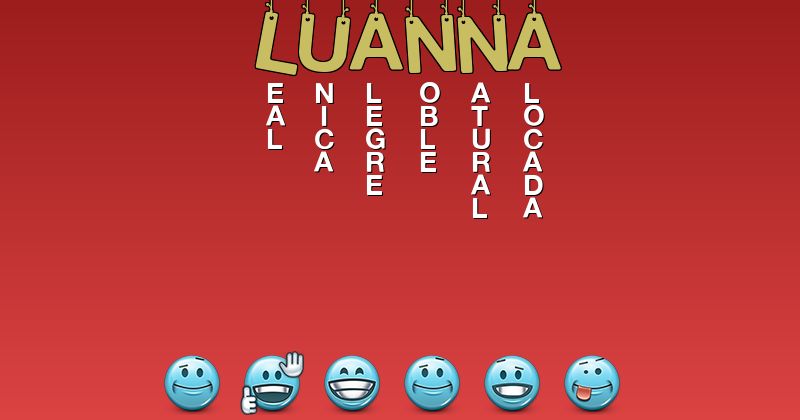 Emoticones para luanna - Emoticones para tu nombre