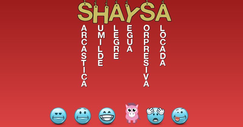 Emoticones para shaysa - Emoticones para tu nombre
