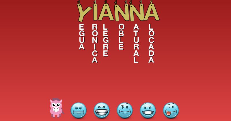 Emoticones para yianna - Emoticones para tu nombre