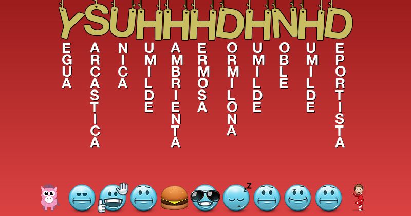 Emoticones para ysuhhhdhnhd - Emoticones para tu nombre