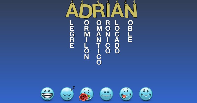 Emoticones para adrián - Emoticones para tu nombre