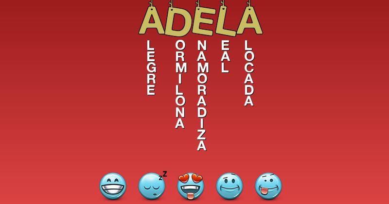 Emoticones para adela - Emoticones para tu nombre