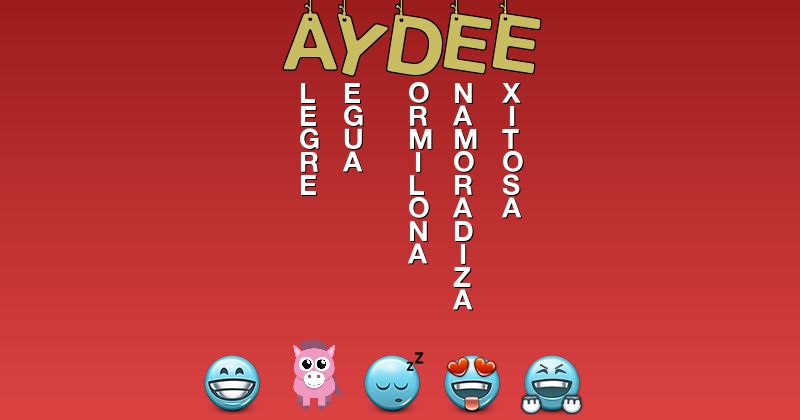 Emoticones para aydee - Emoticones para tu nombre