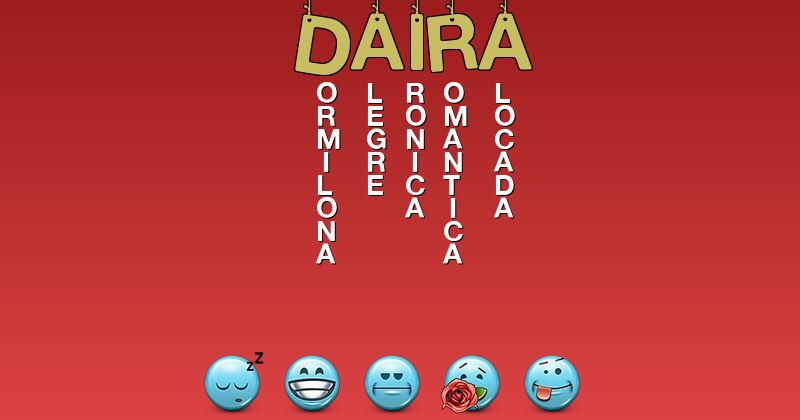 Emoticones para daira - Emoticones para tu nombre