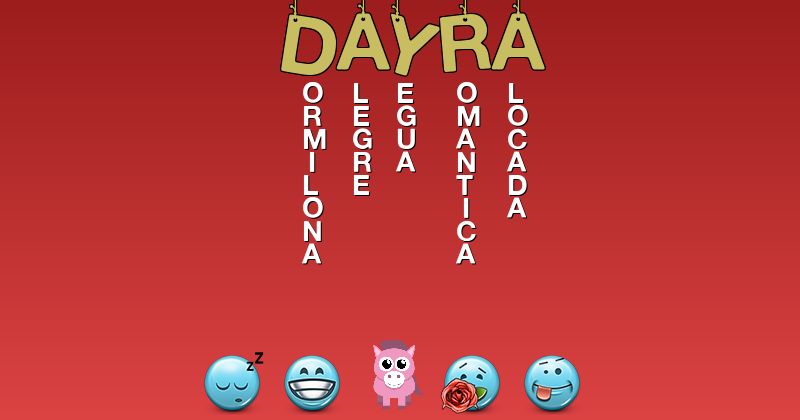 Emoticones para dayra - Emoticones para tu nombre