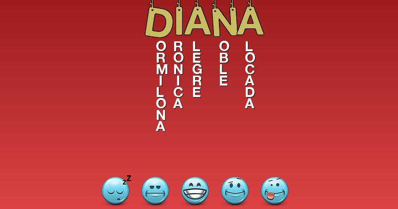 Emoticones para diana - Emoticones para tu nombre