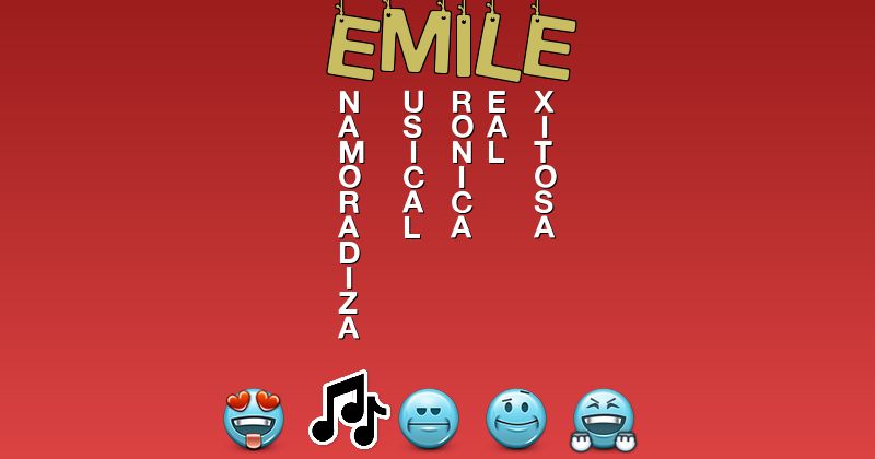 Emoticones para emile - Emoticones para tu nombre