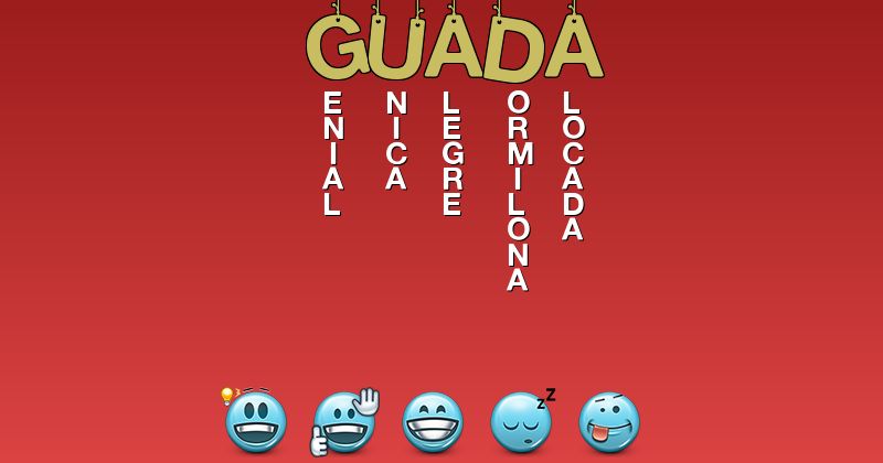 Emoticones para guada - Emoticones para tu nombre