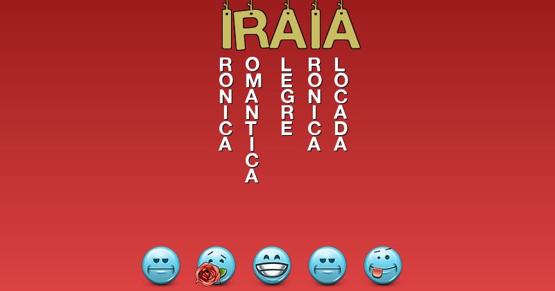 Emoticones para iraia - Emoticones para tu nombre