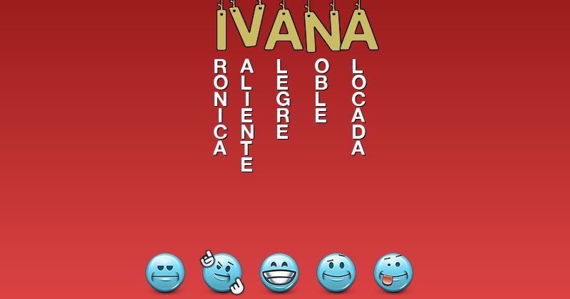 Emoticones para ivana - Emoticones para tu nombre