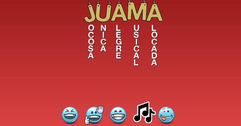 Emoticones para juama - Emoticones para tu nombre