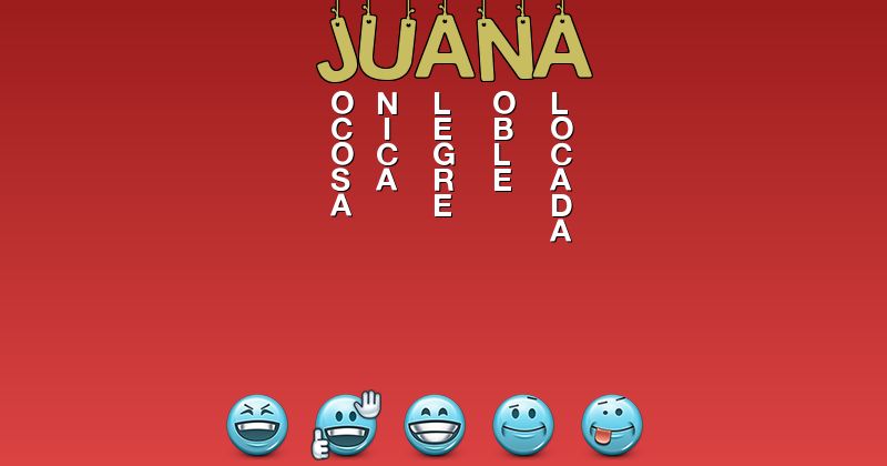 Emoticones para juana - Emoticones para tu nombre