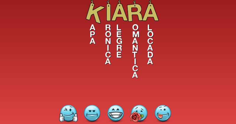 Emoticones para kiara - Emoticones para tu nombre