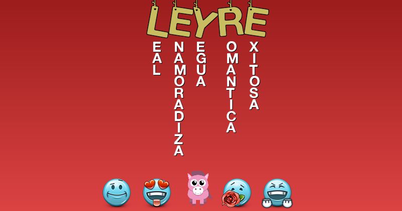 Emoticones para leyre - Emoticones para tu nombre