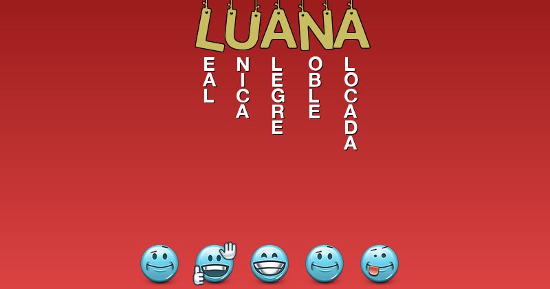 Emoticones para luana - Emoticones para tu nombre